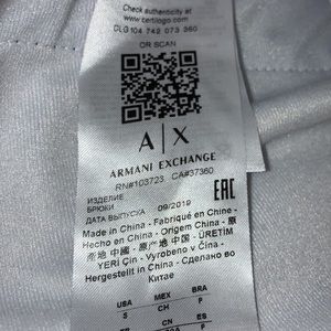 Armani exchange sweatpants